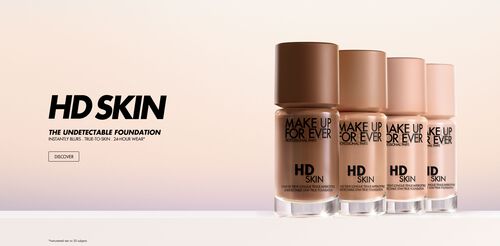 HD Skin Foundation - The Undetectable Foundation - Instantly Blurs. True to Skin. 24 HR Wear.