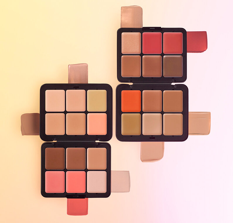 Makeup forever foundation pallet and blush pallet - great for your