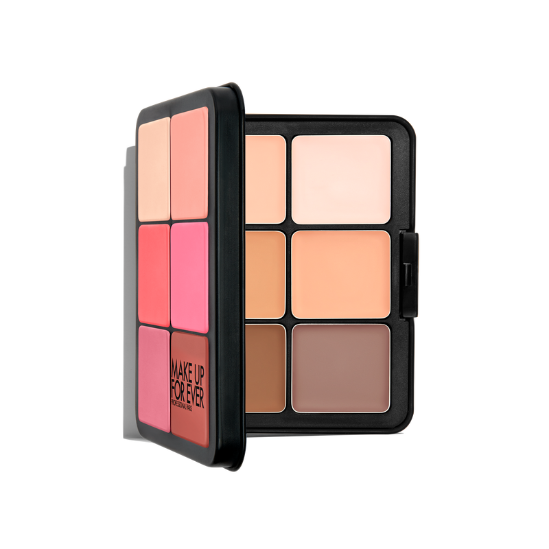 HD SKIN FACE ESSENTIALS PALETTE WITH HIGHLIGHTER