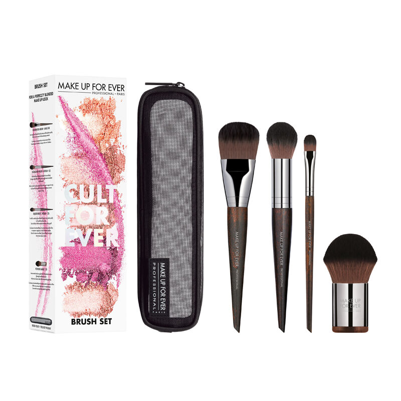 Forever cult. Набор кистей мейкап Форевер. Make up Forever кисть 1303. Мейкап Форевер кисти для макияжа. Кисточки для макияжа Forever комплект.