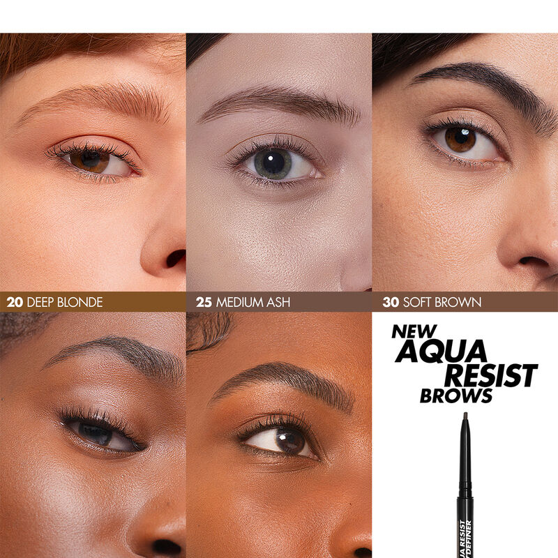 Aqua Resist Waterproof Eyebrow Definer Pencil - MAKE UP FOR EVER