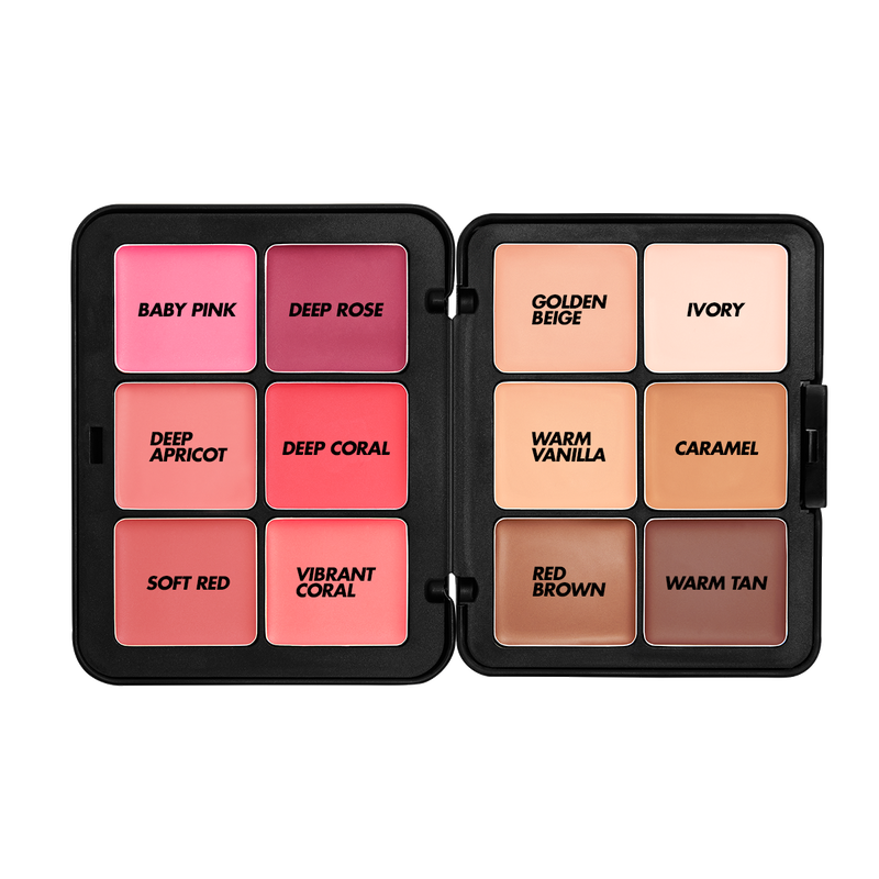 EVERYDAY ESSENTIALS – FACE AND EYES PALETTE - Palette complète