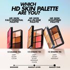 HD SKIN FACE ESSENTIALS PALETTE WITH HIGHLIGHTER