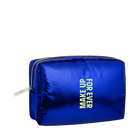 BLUE MAKEUP POUCH