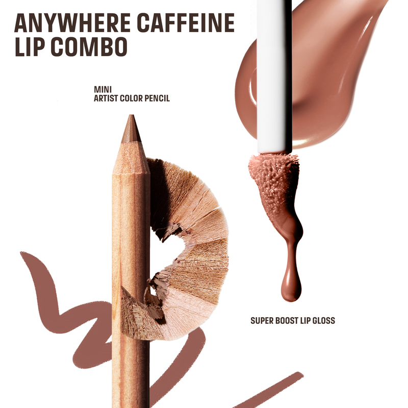 ANYWHERE CAFFEINE HOLIDAY SET - Coffret lip combo crayon et gloss