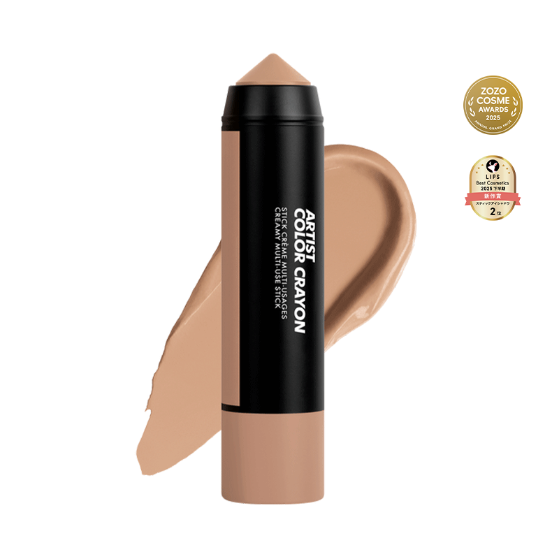 アーティスト カラークレヨン - フェイス・リップ・アイに使えるマルチユーススティック