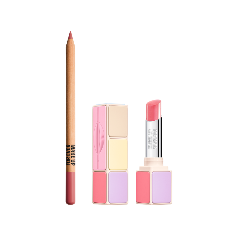 THE GLOWY LIP DUO ($52 VALUE) - Tinted hydrating lip balm & multi-use lip, eye & cheek pencil