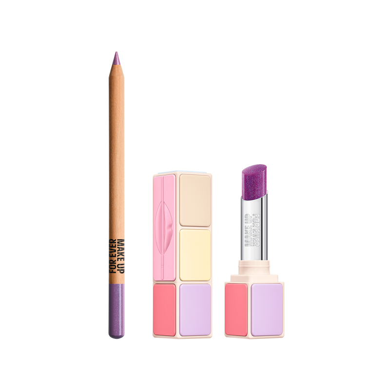THE GLOWY LIP DUO ($52 VALUE) - Tinted hydrating lip balm & multi-use lip, eye & cheek pencil