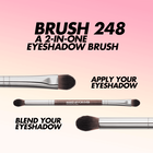 DOUBLED-ENDED EYESHADOW BRUSH - 248