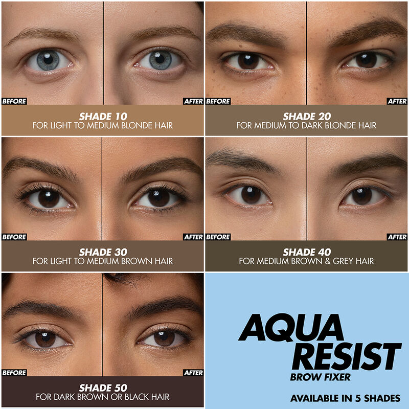 Aqua Resist Brow Fixer - Eyebrow Makeup – MAKE UP FOR EVER