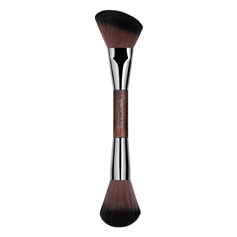 Double-ended Sculpting Brush - 158 - Face Brush – MAKE UP FOR EVER – MAKE  UP FOR EVER