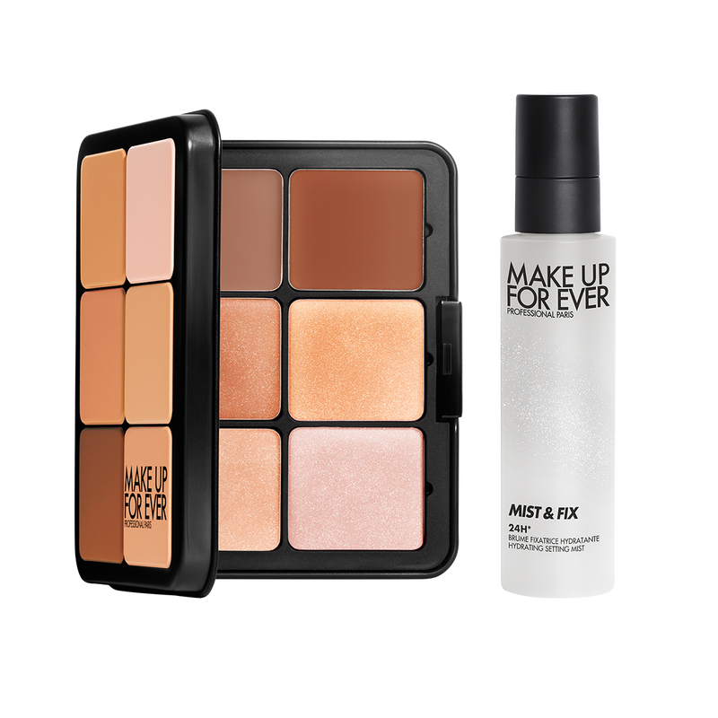 SCULPTING PALETTE & SETTING SPRAY DUO