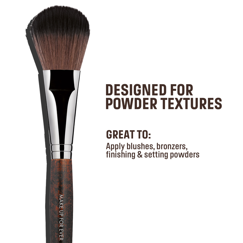 FLAT ROUND BLUSH BRUSH - 156 - Flat multipurpose brush: concealer or shadow