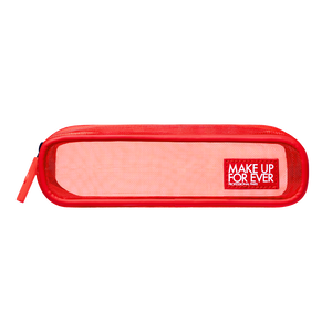 MESH RED BAG MAKEUP POUCH