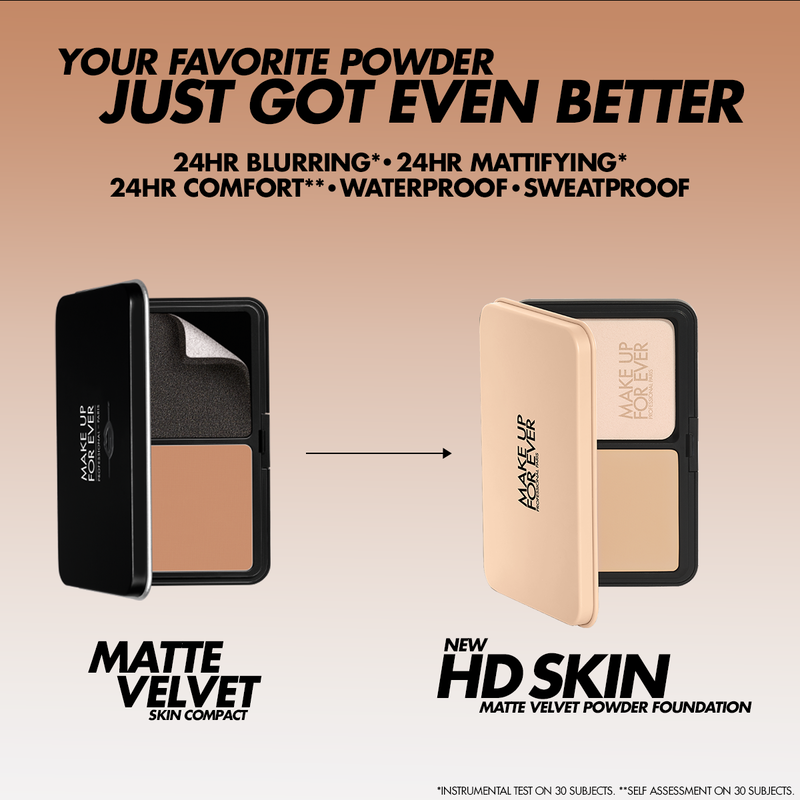 HD Skin Matte Velvet Foundation MAKE UP FOR EVER