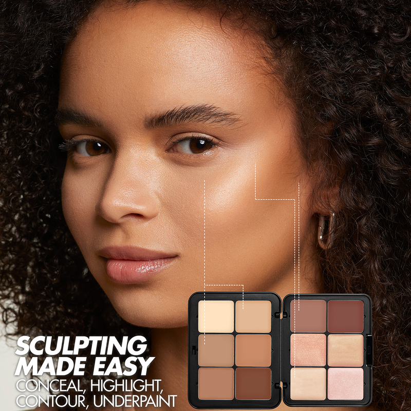 Make Up Forever ULTRA HD FACE ESSENTIALS PALETTE Swatches and