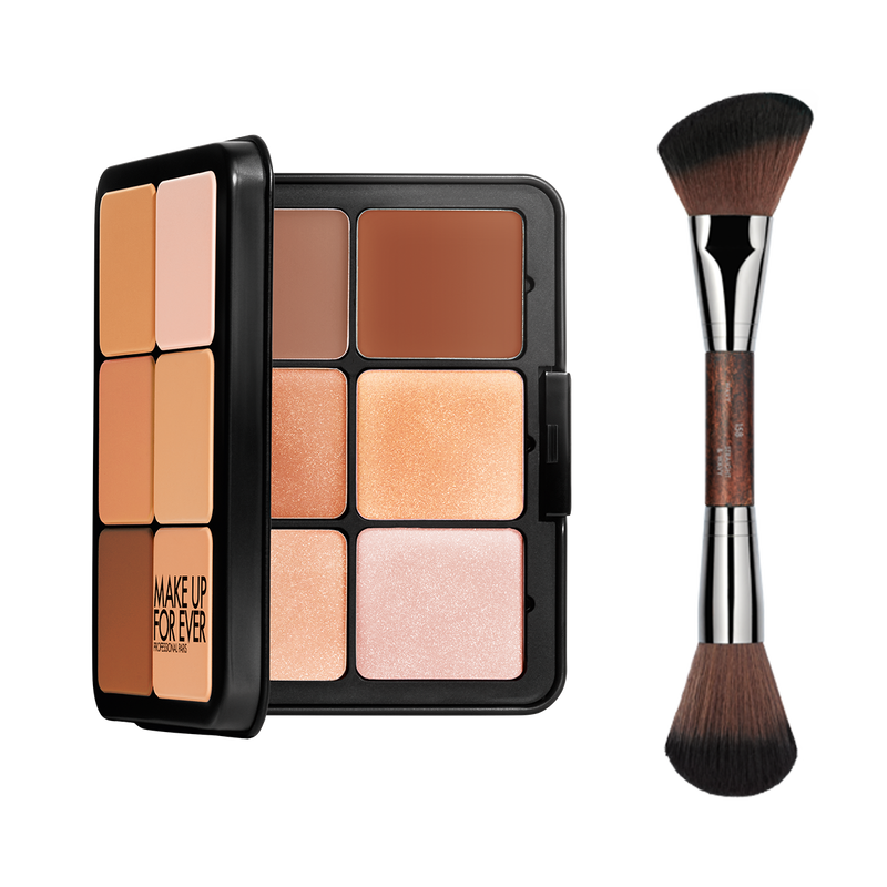 MAKE UP FOR EVER, Sculpting Kit in #1 Light Pink with Swatches and  Contouring Attempt, Cosmetic Proof