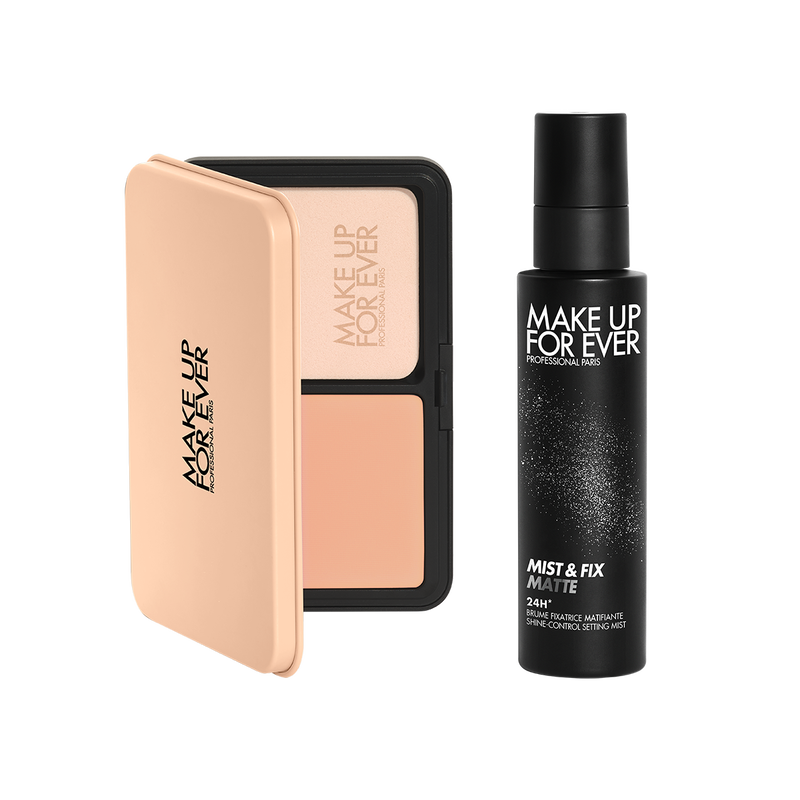 HD SKIN POWDER FOUNDATION & MATTE SETTING SPRAY DUO – MAKE UP FOR EVER
