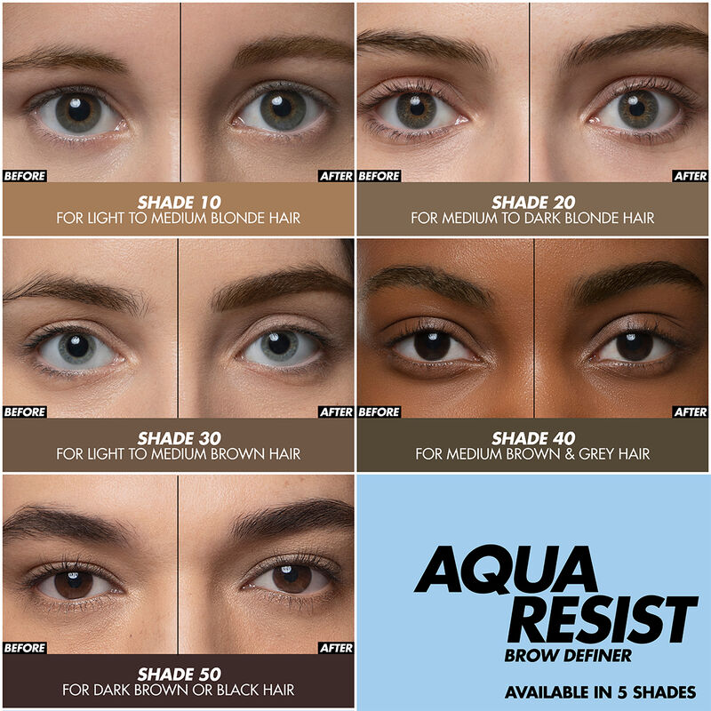 en anden Skæbne Algebraisk Aqua Resist Brow Definer - Eyebrow Makeup – MAKE UP FOR EVER