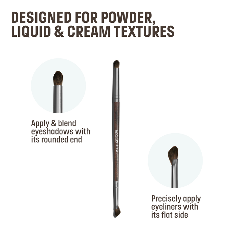 Famille  MAKE UP FOR EVER 2点セット 262 Dual-ended Eyeshadow & Eyeliner Brush - Eye Brushes MAKE UP