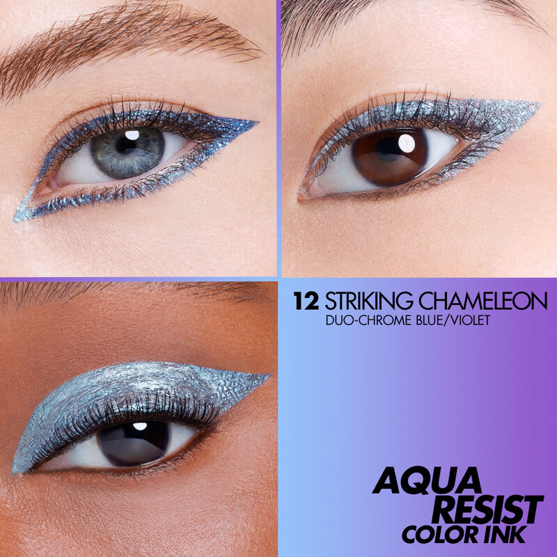 Make Up For Ever Aqua Resist Color Ink 24hr Waterproof Liquid Eyeliner 12 Striking Chameleon