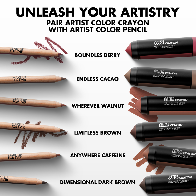 ARTIST COLOR CRAYONS - Stick cr&egrave;me multi-usages : blush, bronzer, contouring