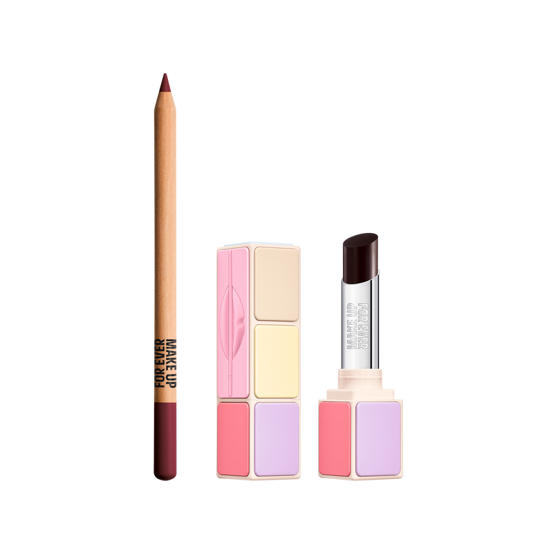 THE GLOWY LIP DUO ($52 VALUE) - Tinted hydrating lip balm & multi-use lip, eye & cheek pencil