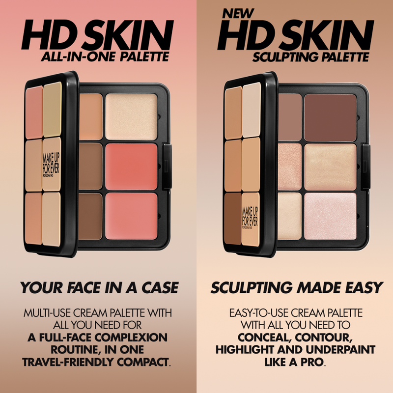 HD Skin Sculpting Palette - Palettes & Kits  Foundation palette, Makeup  forever hd foundation, Makeup forever hd