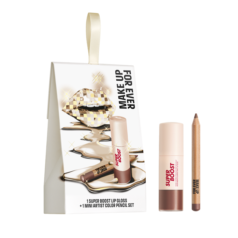 ANYWHERE CAFFEINE HOLIDAY SET - Coffret lip combo crayon et gloss