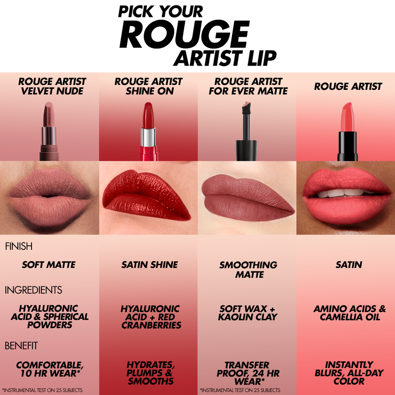 Make Up for Ever - Rouge Artist Intense Color Beautifying Lipstick - 156 Classy Lace(3.2g/0.1oz)