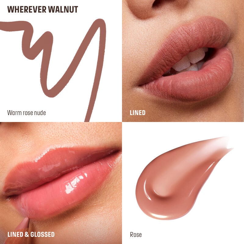 LIP PENCIL & GLOSS DUO ($39 VALUE) - Mini Artist Color Pencil Lip Liner & Super Boost Lip Gloss Kit