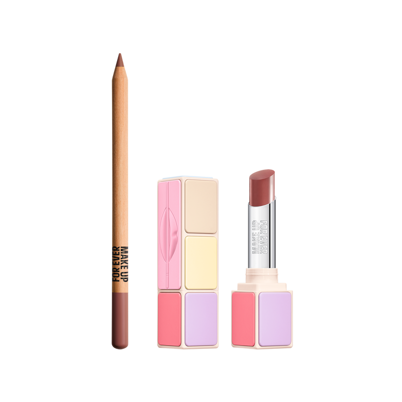 THE GLOWY LIP DUO ($52 VALUE) - Tinted hydrating lip balm & multi-use lip, eye & cheek pencil