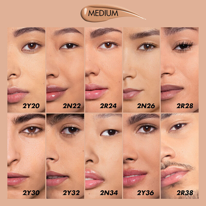 Makeup Forever Hd Foundation Comparison Chart  Saubhaya Makeup