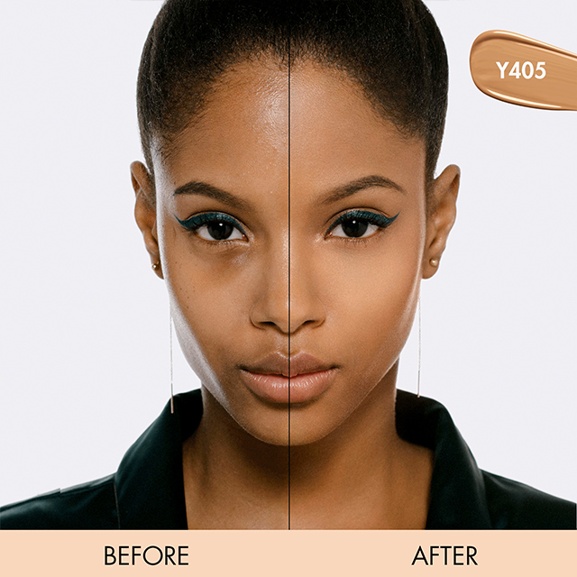 teinte Y405 - before/after