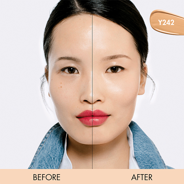 teinte Y242 - before/after