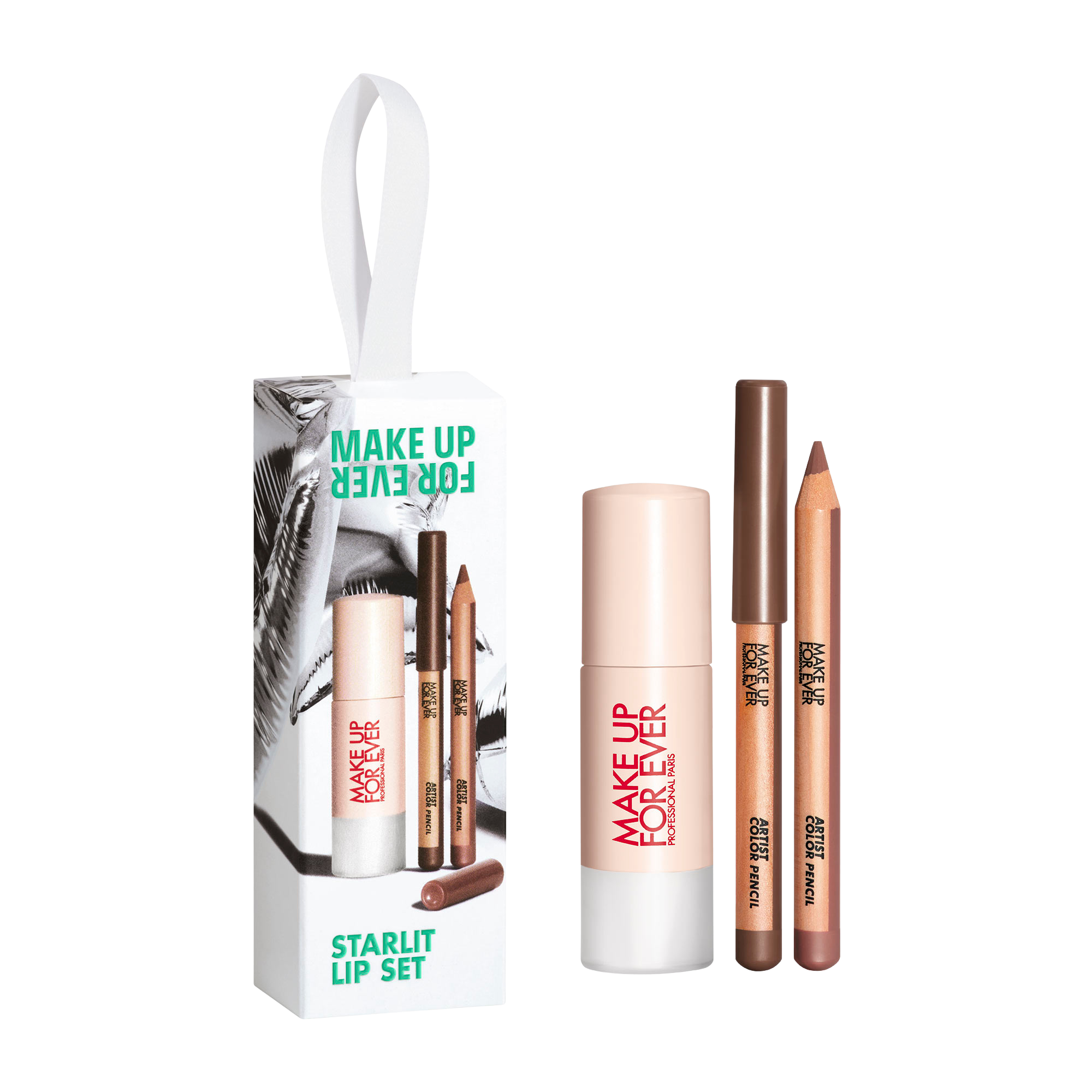 Make Up For Ever Mini Artist Color Lip Pencils & Super Boost Gloss Trio