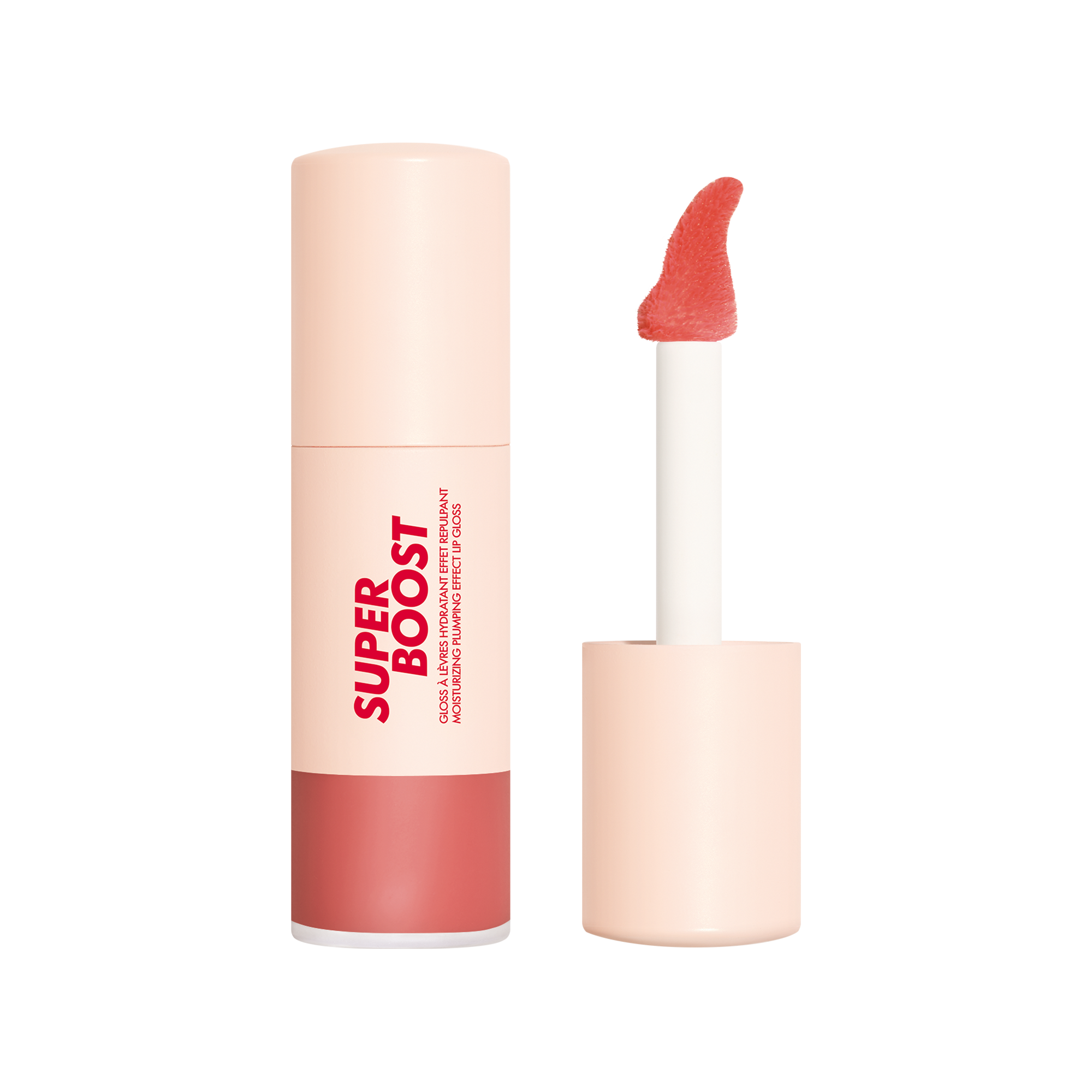 Make Up For Ever Super Boost Lip Gloss In Juicy Peach - Coral