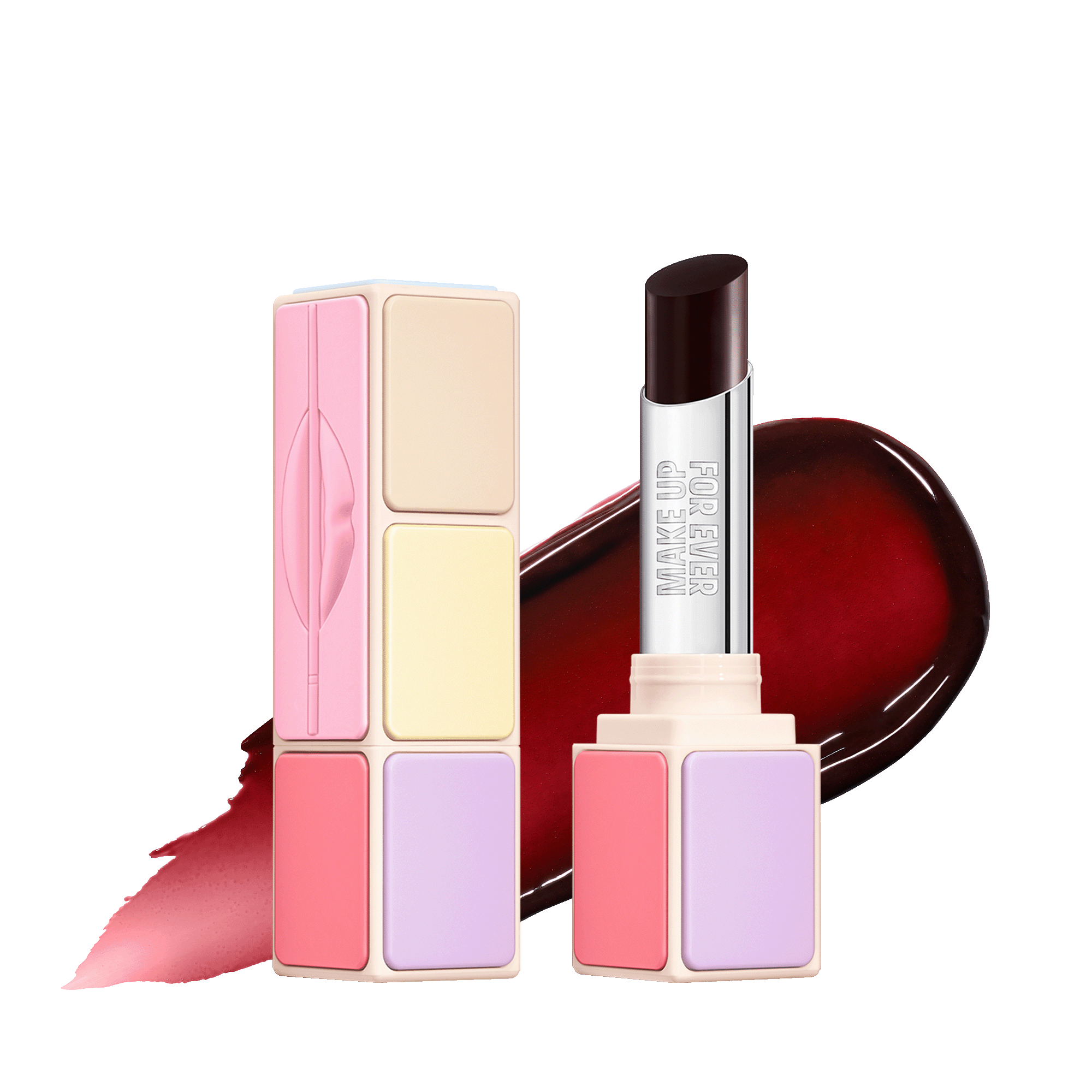Make Up Forever Artist Colorglow Lip Balm In Black Cherry - Warm Burgundy - High Shine