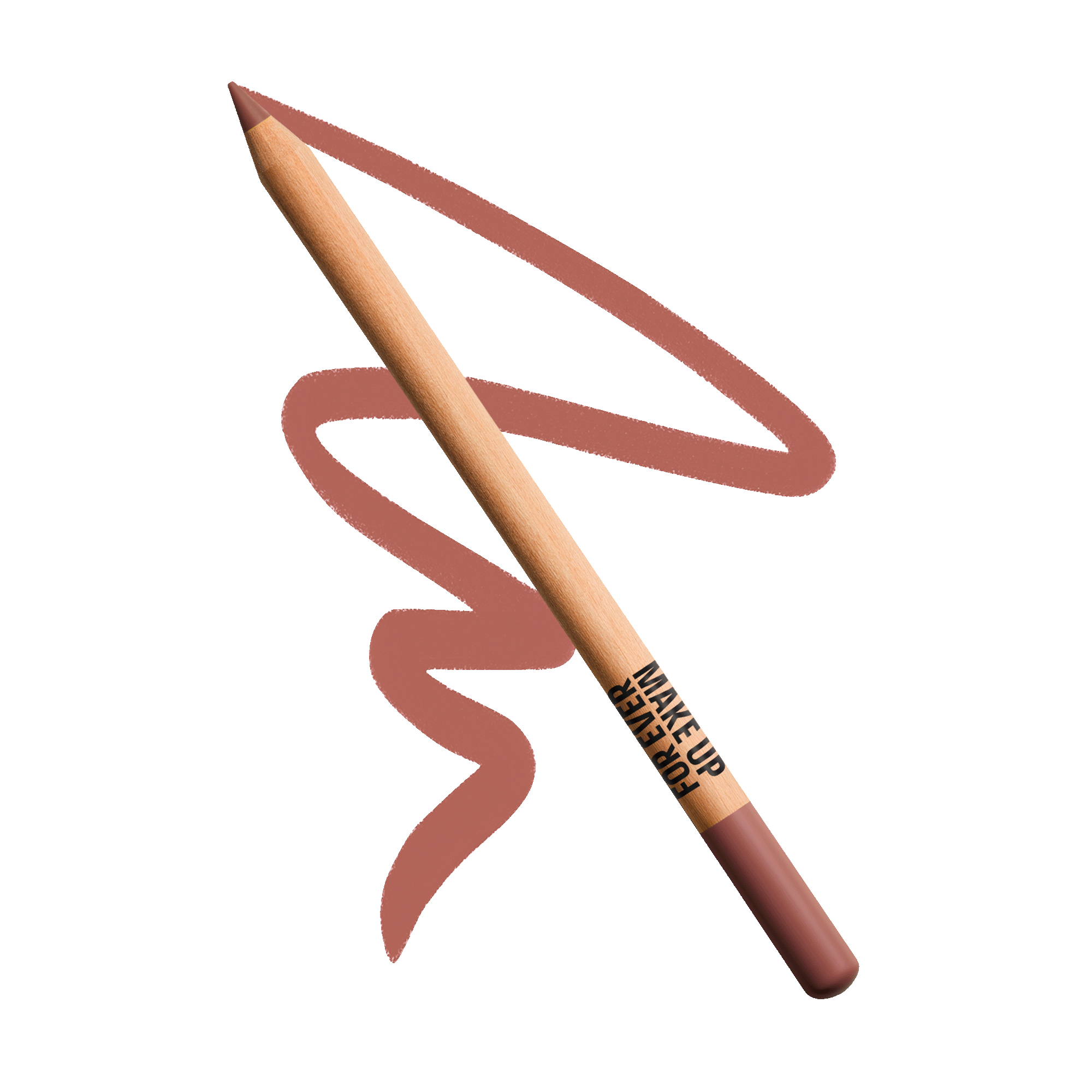 MAKE UP FOR EVER Artist Color Pencil Long-Lasting Lip Liner 606 Wherever Walnut 0.04 oz / 1.41 g