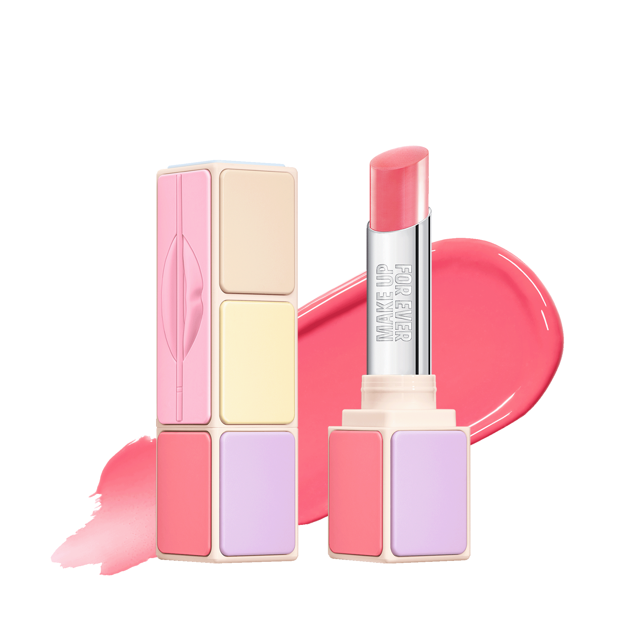 Make Up Forever Artist Colorglow Lip Balm In Dreamy Pink - Medium Pink - High Shine