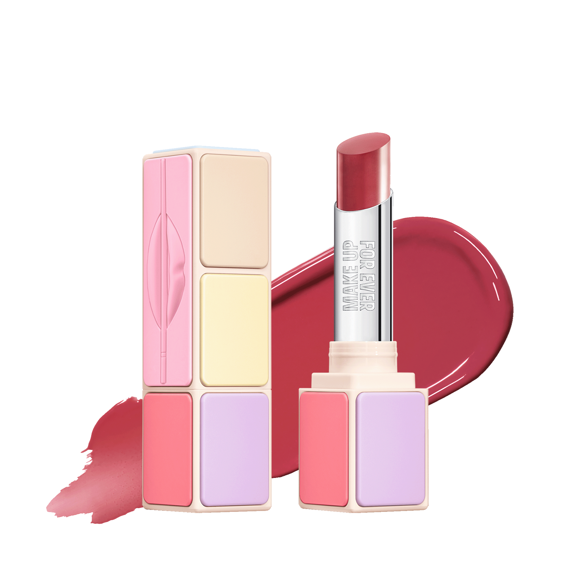 Make Up Forever Artist Colorglow Lip Balm In Boundless Berry - Berry Pink - High Shine