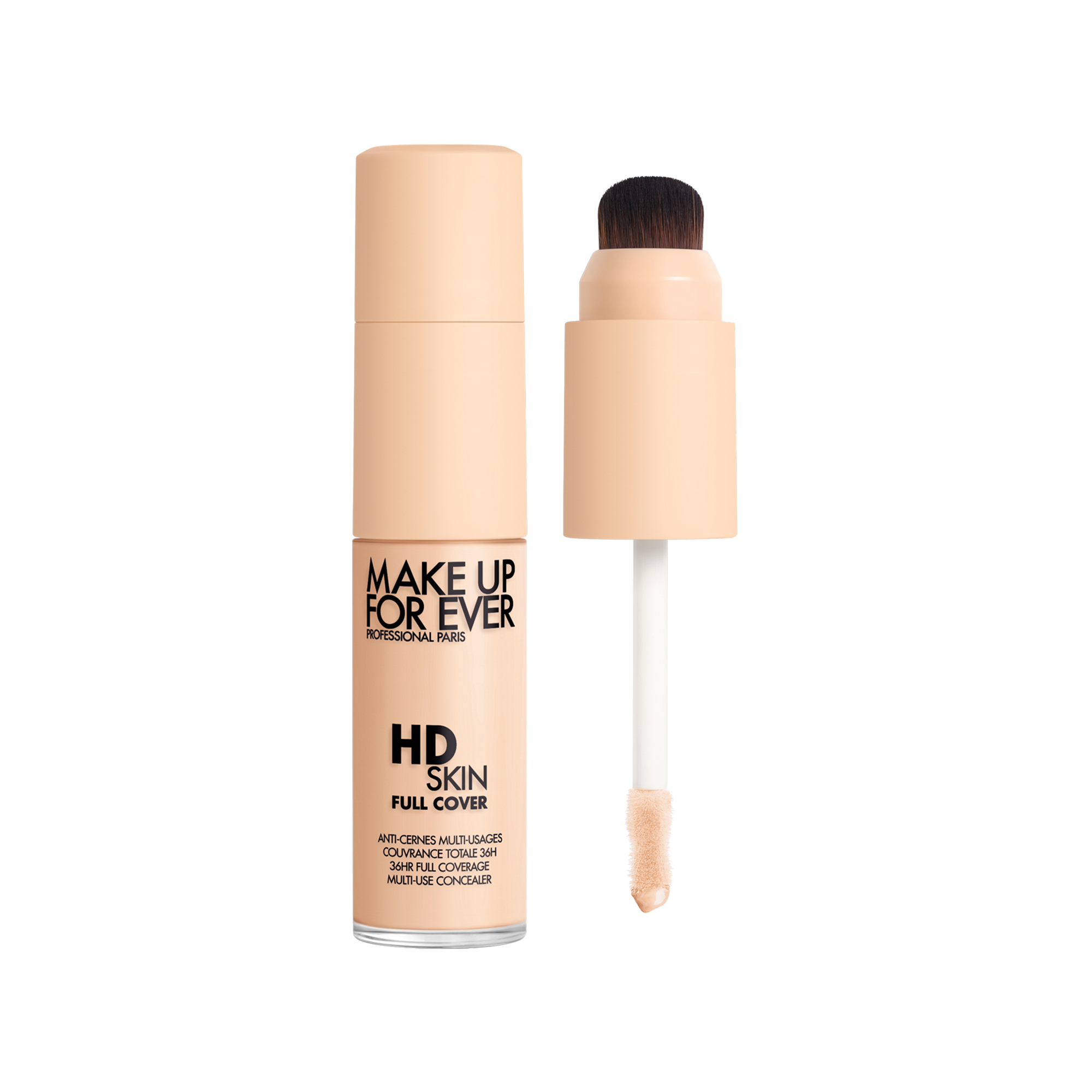 MAKE UP FOR EVER HD Skin Full Cover Multi-Use Waterproof Concealer with Niacinamide 1R02 0.3 oz/9 mL